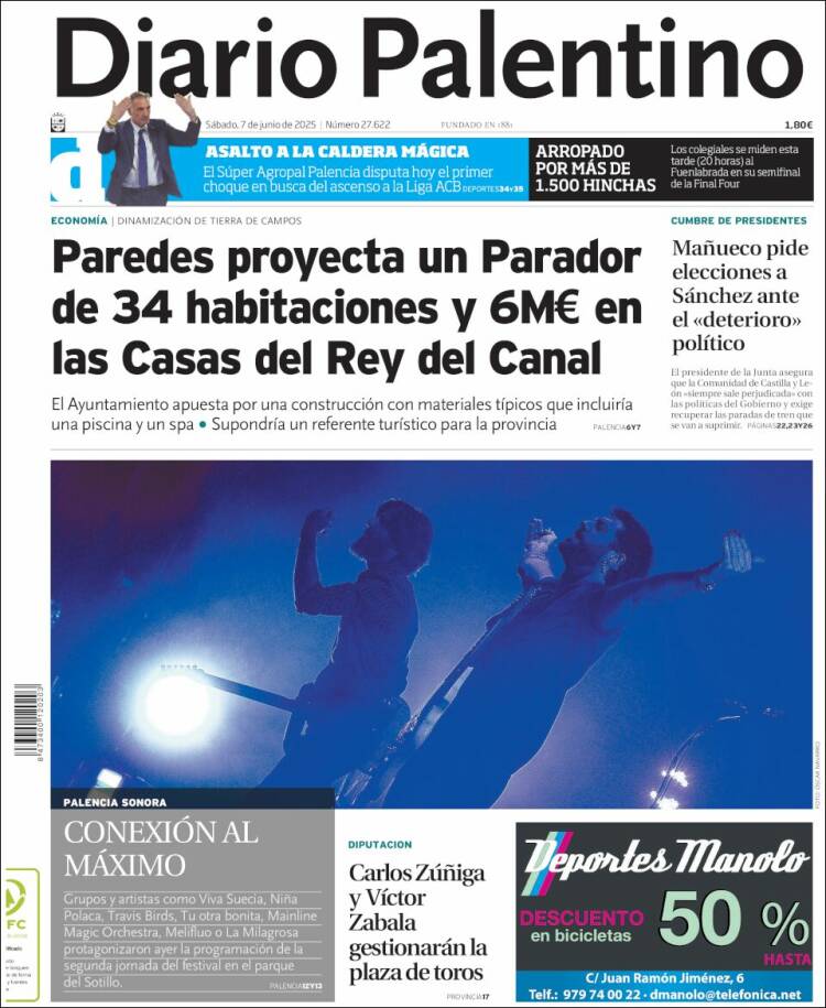 Portada de Diario Palentino (España)