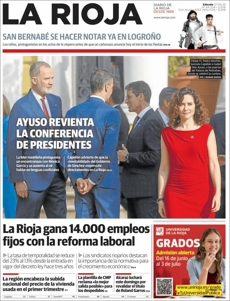 Portada de La Rioja (España)