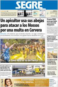 Portada de Segre  (España)