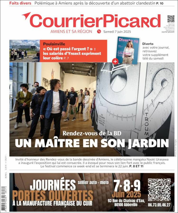 Portada de Courrier Picard (Francia)
