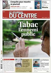 Portada de Le Journal du Centre (Francia)