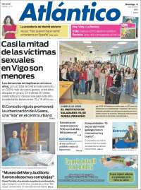 Portada de Atlántico Diario (Espagne)