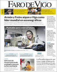 Portada de Faro de Vigo (Espagne)