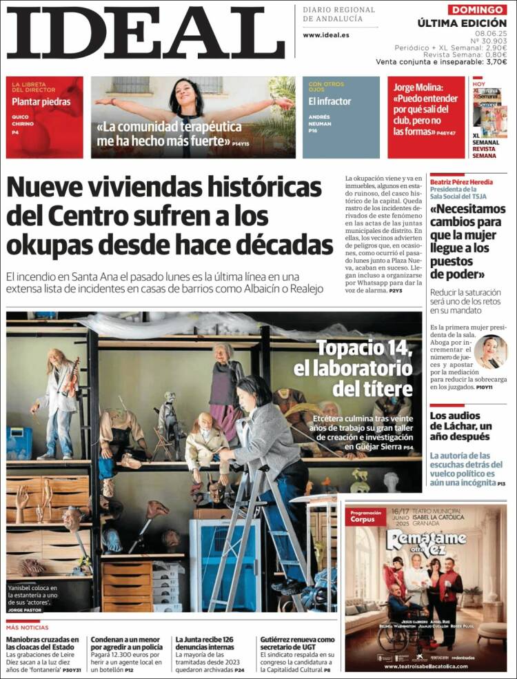 Portada de Ideal (Espagne)