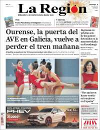 Portada de La Región de Ourense (Espagne)