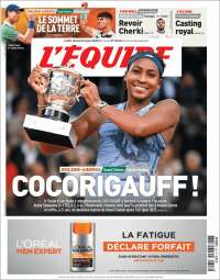 Portada de L'Equipe (France)
