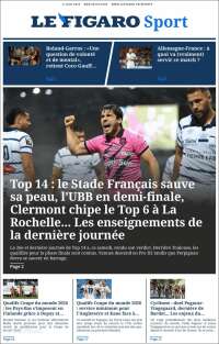 Portada de Le Figaro Sport (France)