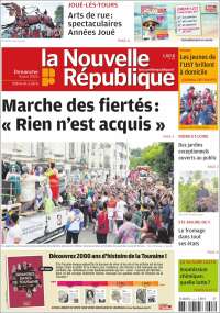 Portada de La Nouvelle Republique (Francia)