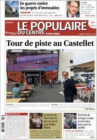 Portada de Le Populaire du Centre (Francia)