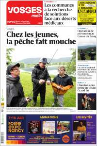 Portada de Vosges Matin (France)