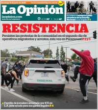 Portada de La Opinión (États-Unis)