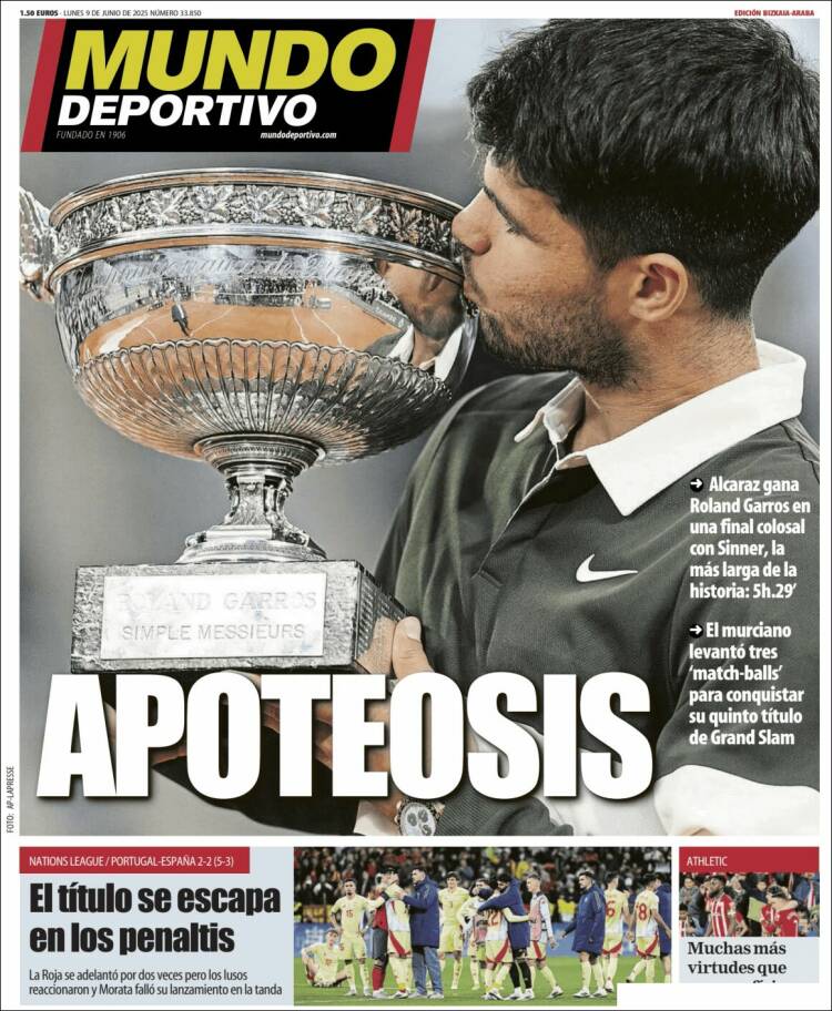 Portada de Mundo Deportivo Bizkaia (Spain)