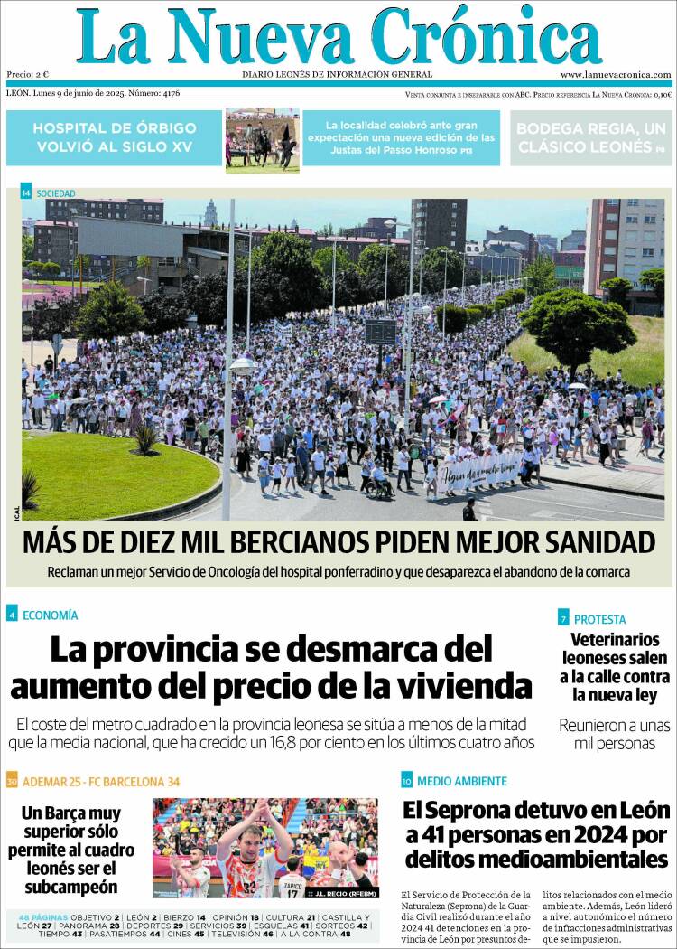 Portada de La Nueva Crónica (Spain)