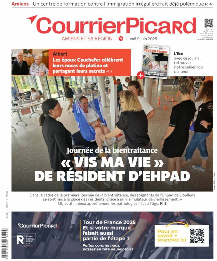 Portada de Courrier Picard (France)