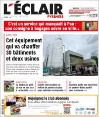 Portada de L'Eclair des Pyrénées (France)
