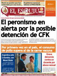 Portada de El Esquiu (Argentina)