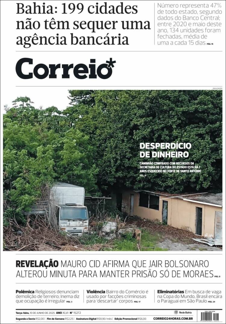 Portada de Correio* (Brasil)