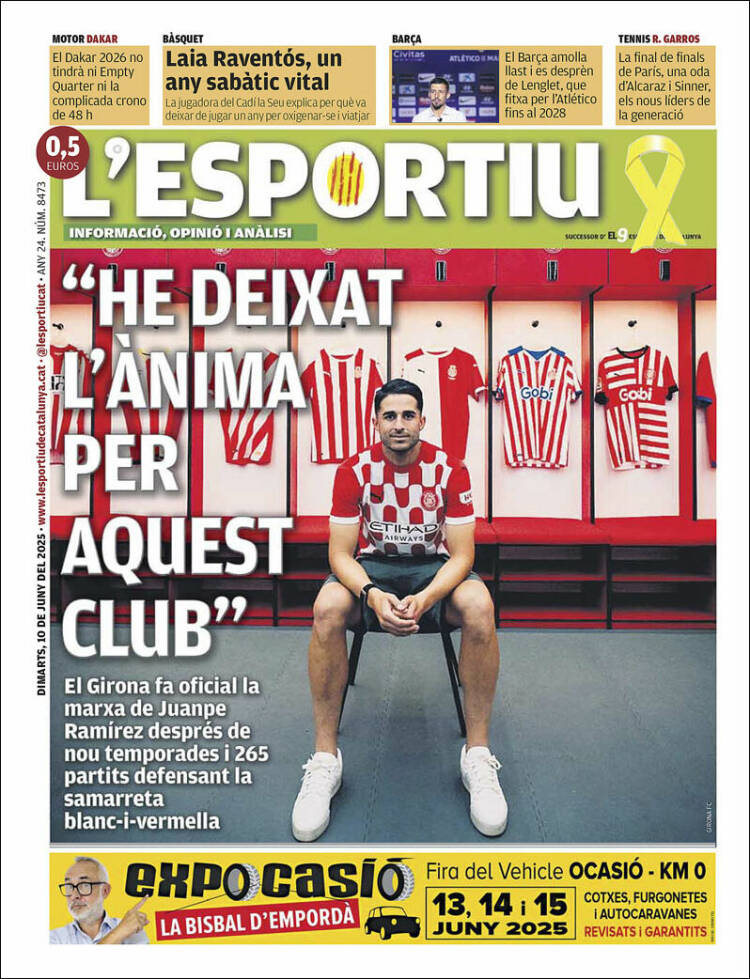 Portada de L'Esportiu : Girona (España)