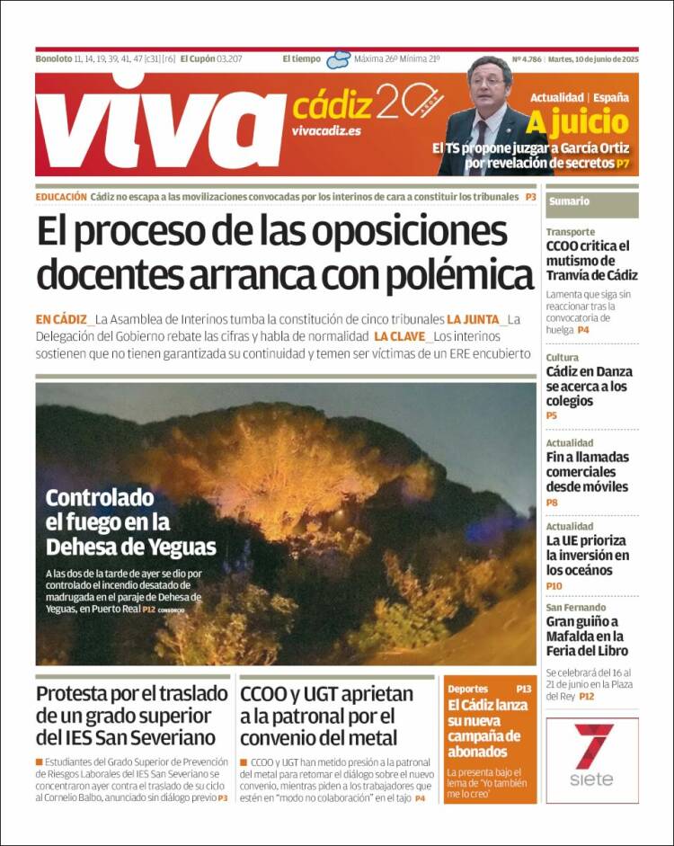 Portada de Información - Cadiz (España)