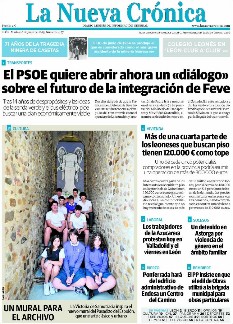 Portada de La Nueva Crónica (España)