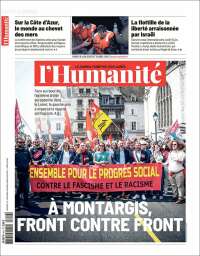 Portada de l'Humanite (Francia)