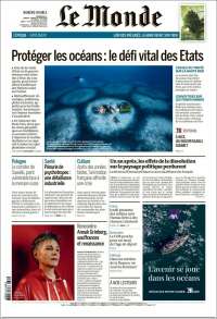 Portada de Le Monde (Francia)