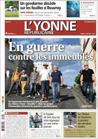 Portada de L'Yonne-Républicaine (Francia)