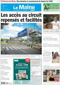 Portada de Le Maine Libre (Francia)