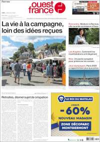 Portada de Ouest France (Francia)