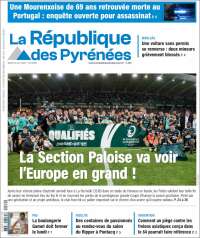 Portada de La République des Pyrénées (Francia)