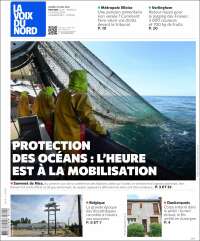 Portada de La Voix du Nord (Francia)