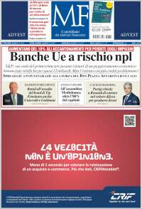 Portada de Milano Finanza (Italia)