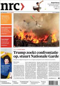 Portada de NRC Handelsblad (Países Bajos)