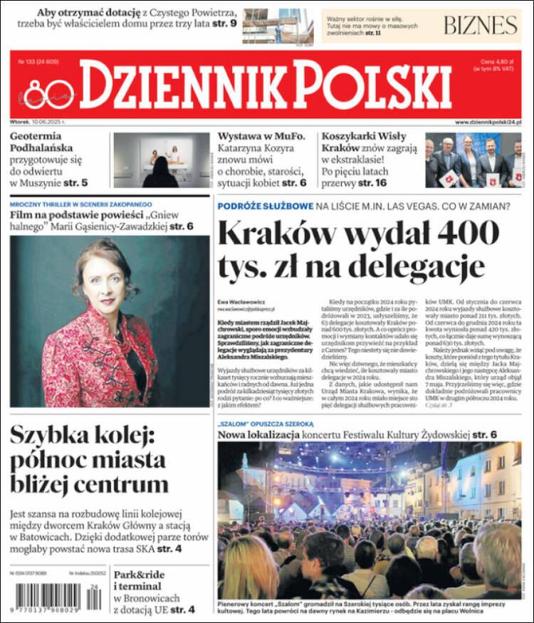 Portada de Dziennik (Polonia)