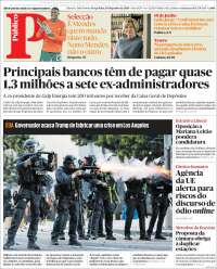 Portada de Público (Portugal)