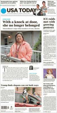 Portada de USA Today (USA)