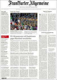 Portada de Frankfurter Allgemeine (Alemania)