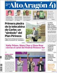 Portada de Diario del AltoAragón (España)