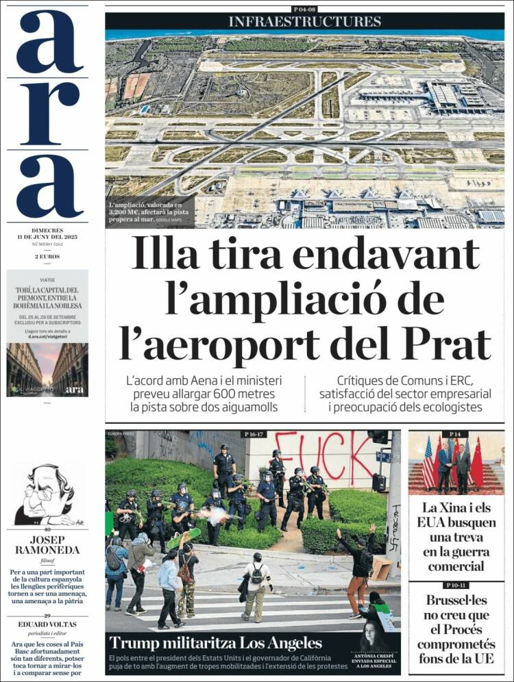 Portada de Ara (Spain)