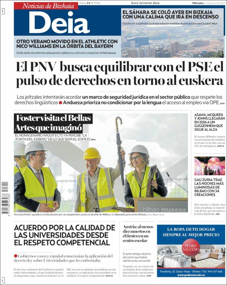 Portada de Deia (España)