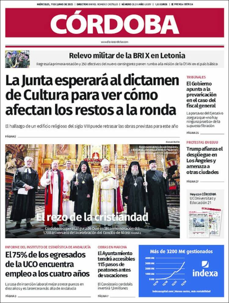 Portada de Diario de Córdoba (España)