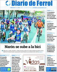 Portada de Diario de Ferrol (España)