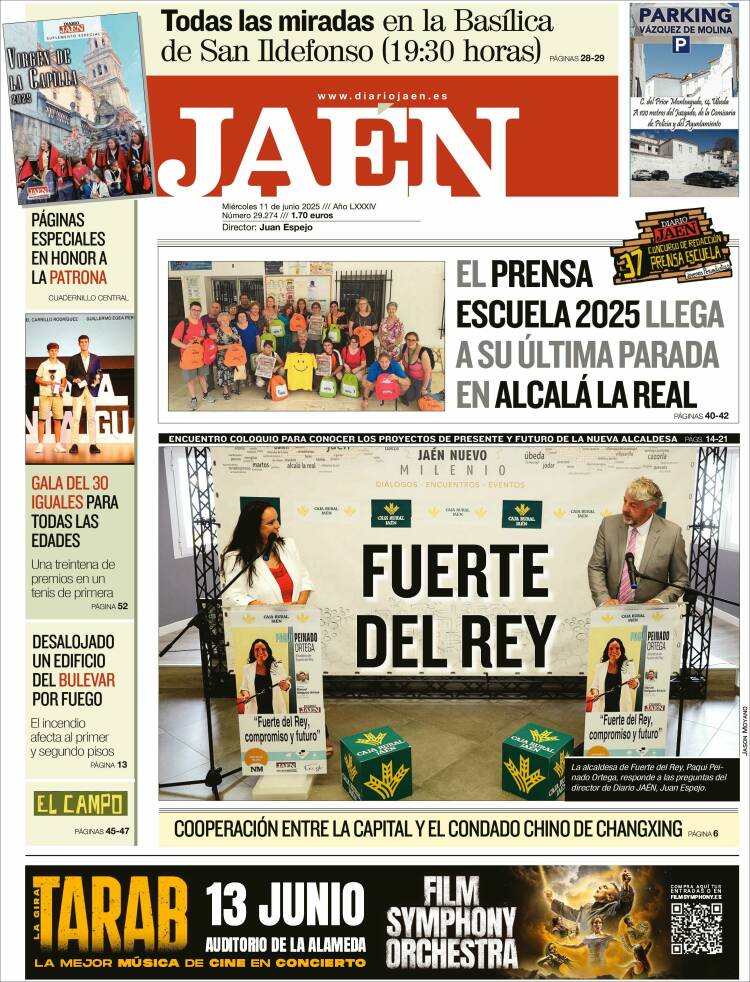 Portada de Diario Jaén (España)