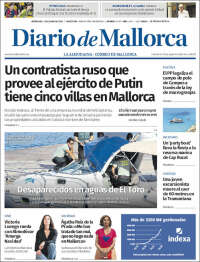 Portada de Diario de Mallorca (España)