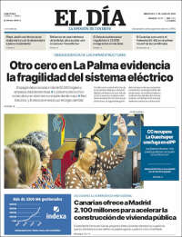 Portada de El Día (España)