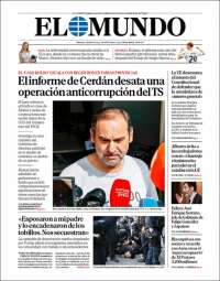 Portada de El Mundo (España)