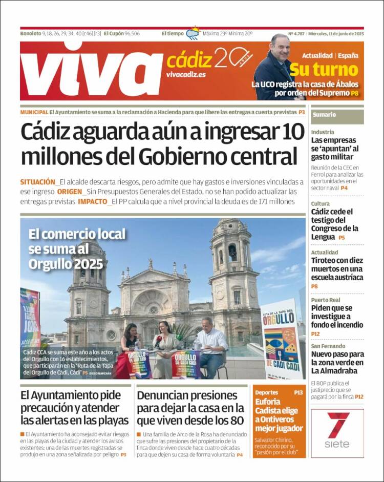 Portada de Información - Cadiz (Spain)