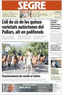 Portada de Segre (España)