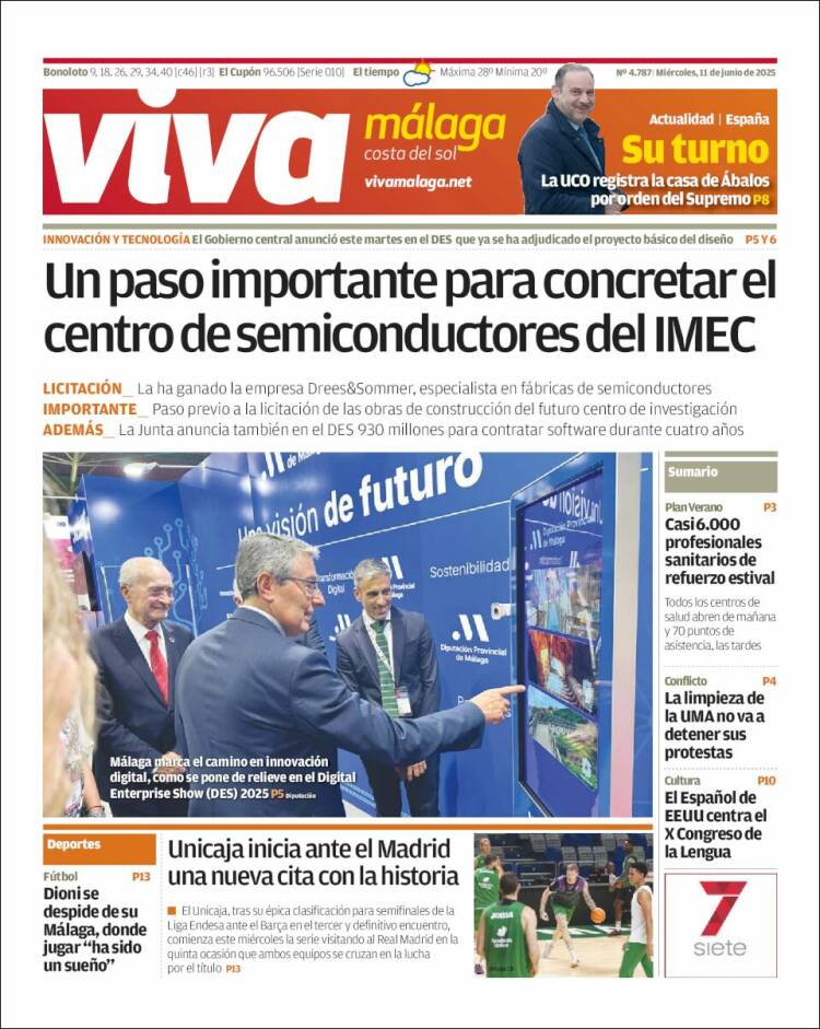 Portada de Viva Málaga (Spain)
