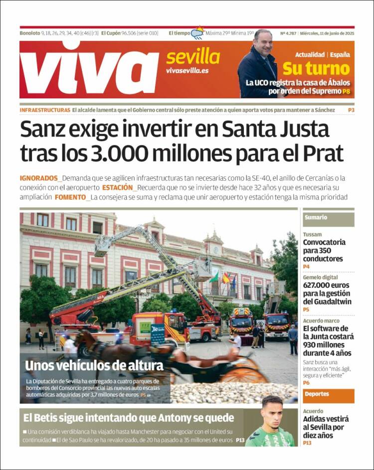 Portada de Viva Sevilla (España)